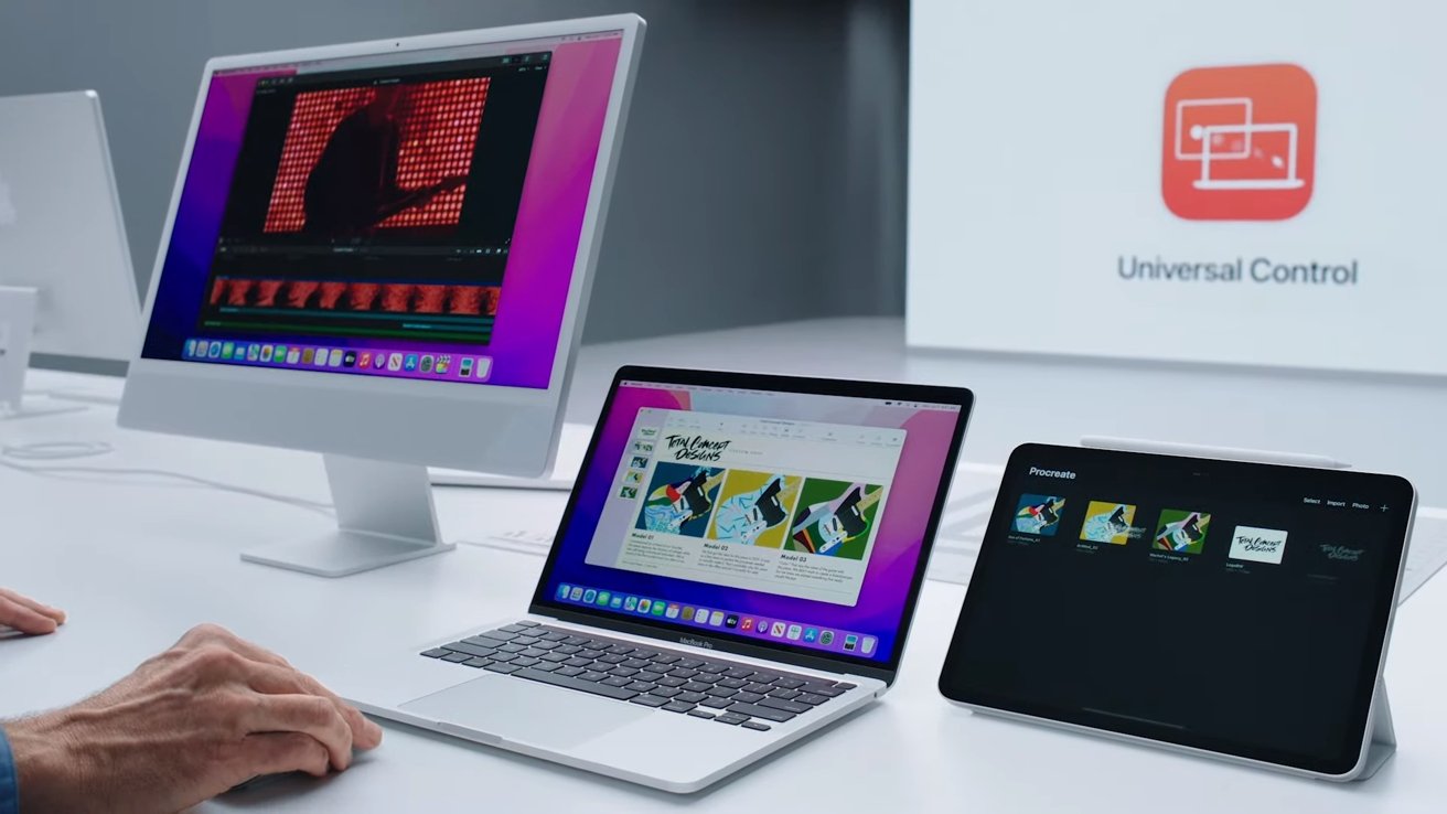 How Universal Control on iPadOS 15 and macOS 12 works