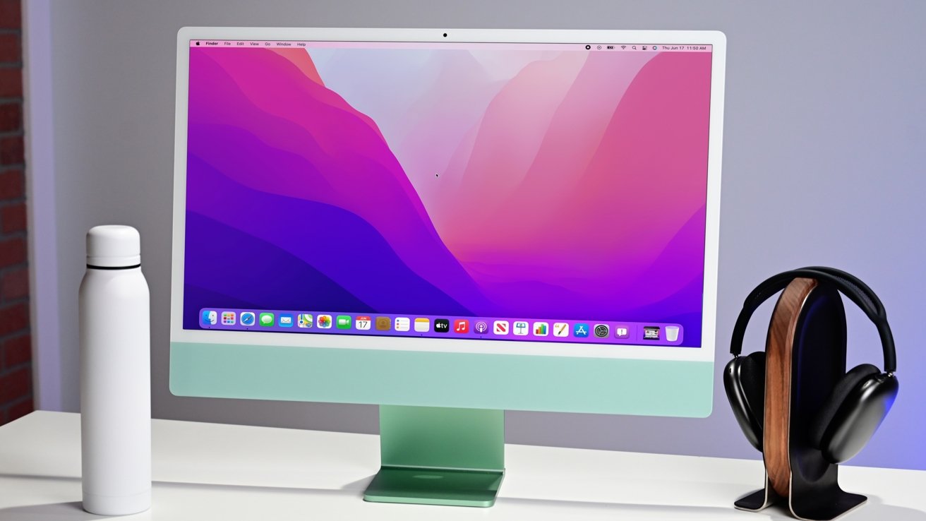 macOS Monterey on our 24-inch iMac