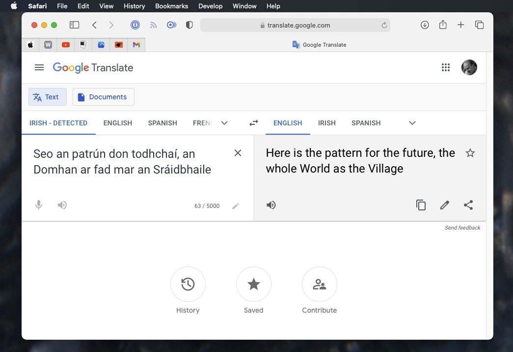 Google Translate works with an incredible number of languages