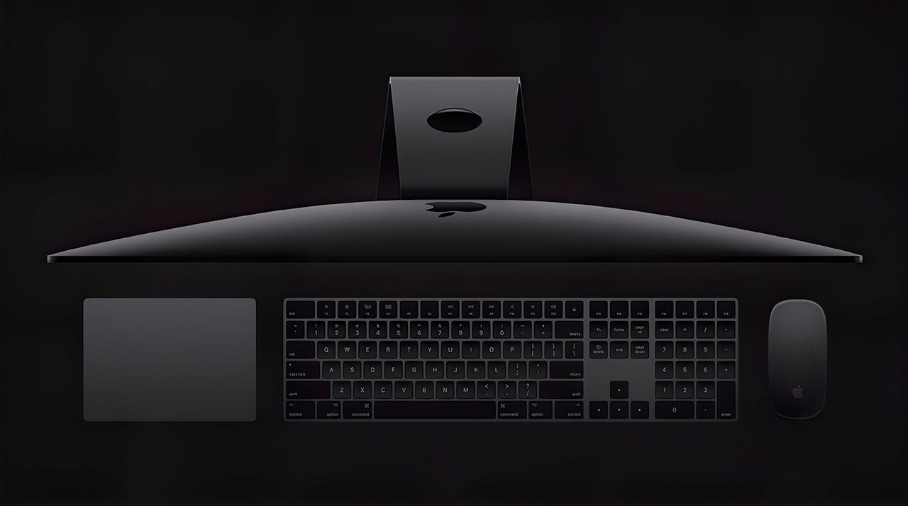The Space Gray accessories were originally sold only with the iMac Pro