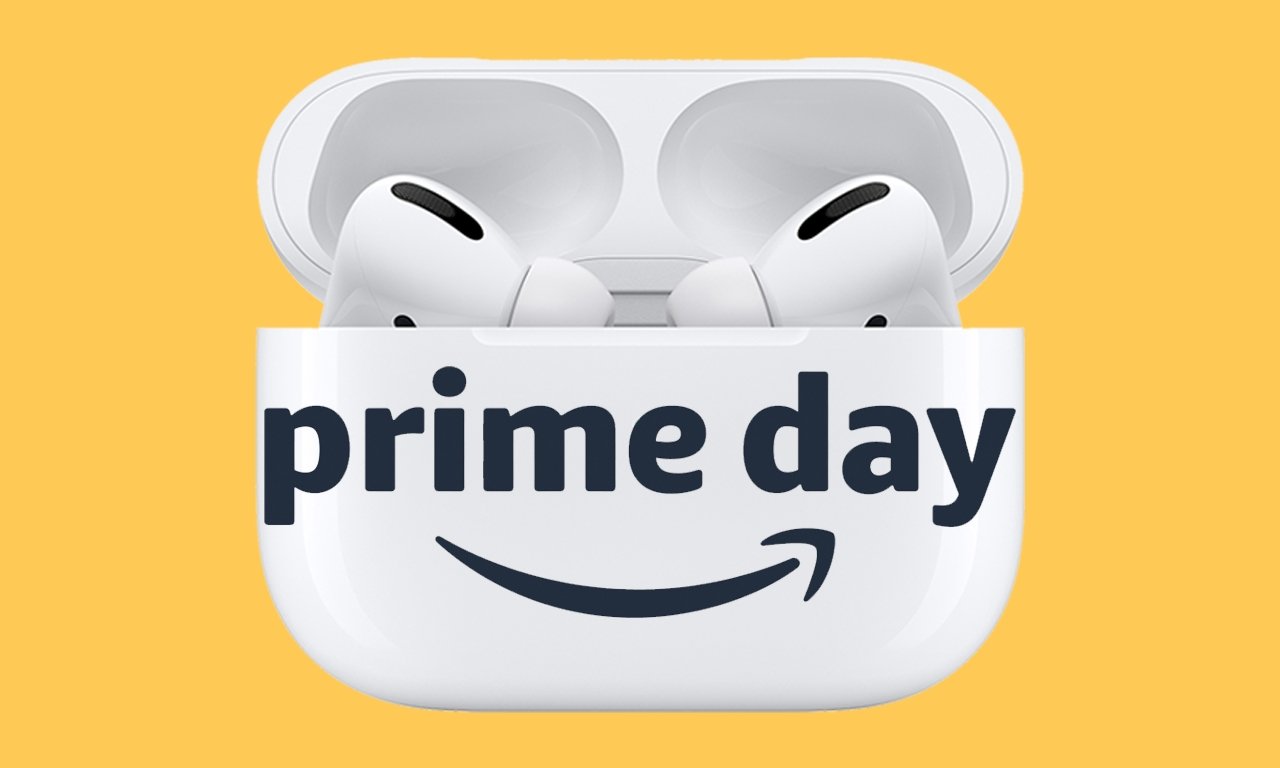 Apple AirPods Pro with Prime Day logo