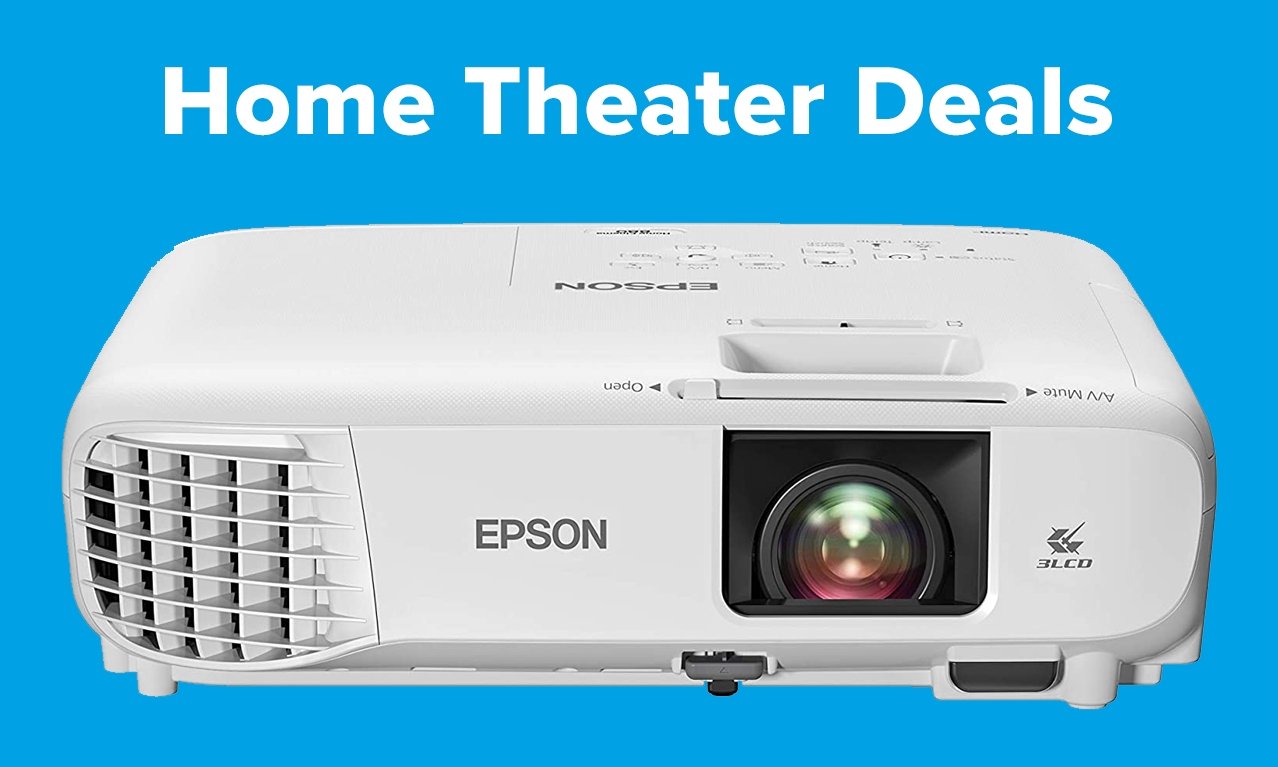 Epson Home Cinema projector with Prime Day text