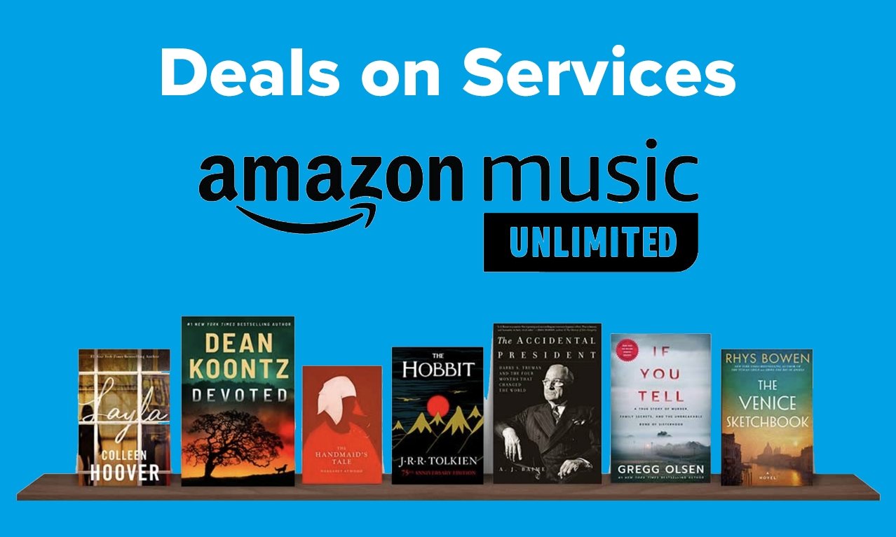 Amazon Music Unlimited with Kindle books