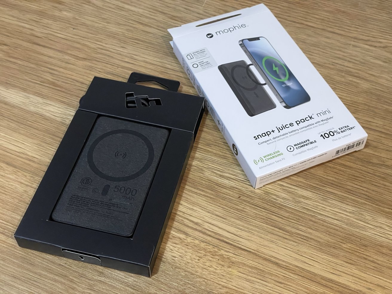 Mophie's packaging is minimal, but does the job. 