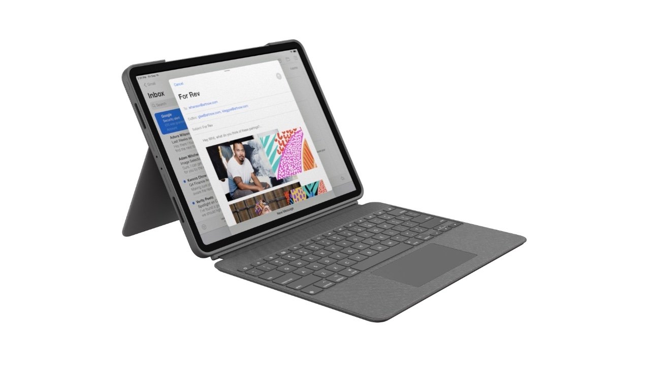 photo of Logitech Combo Touch keyboard now available for iPad Air 4 image