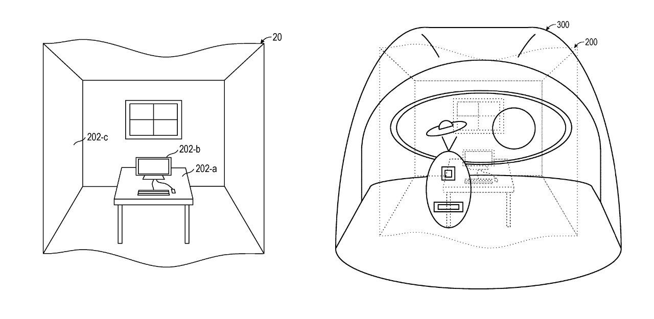 An AR system needs to keep track of both its own virtual world and the real one around the user