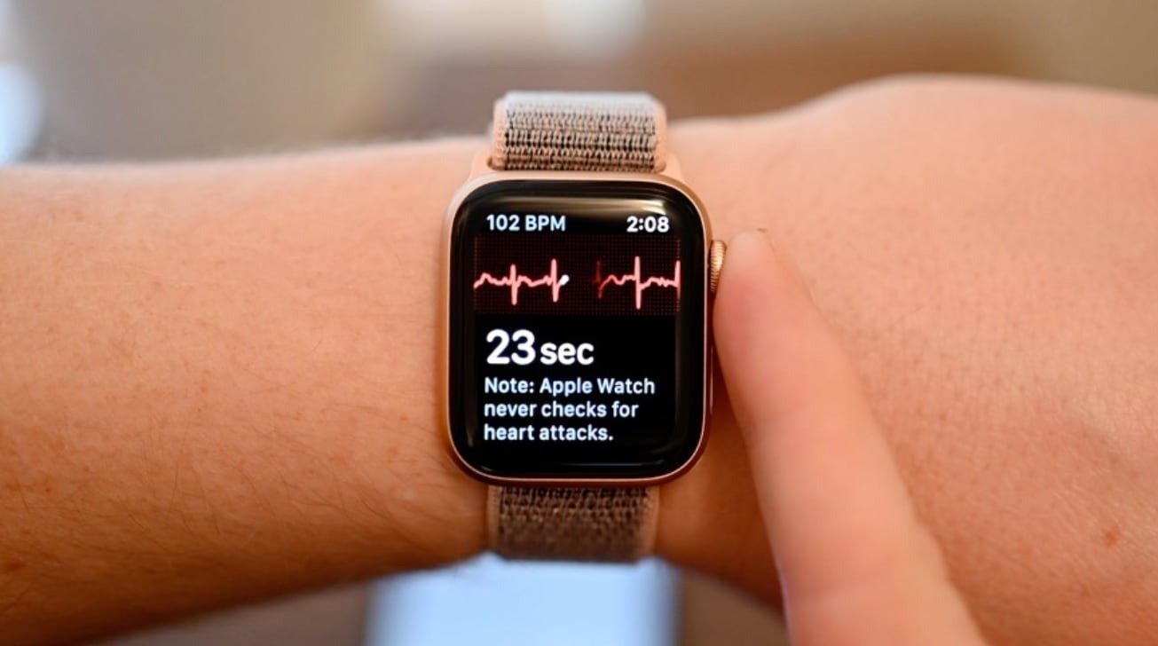 The Apple Watch Series 4 introduced a built-in ECG.