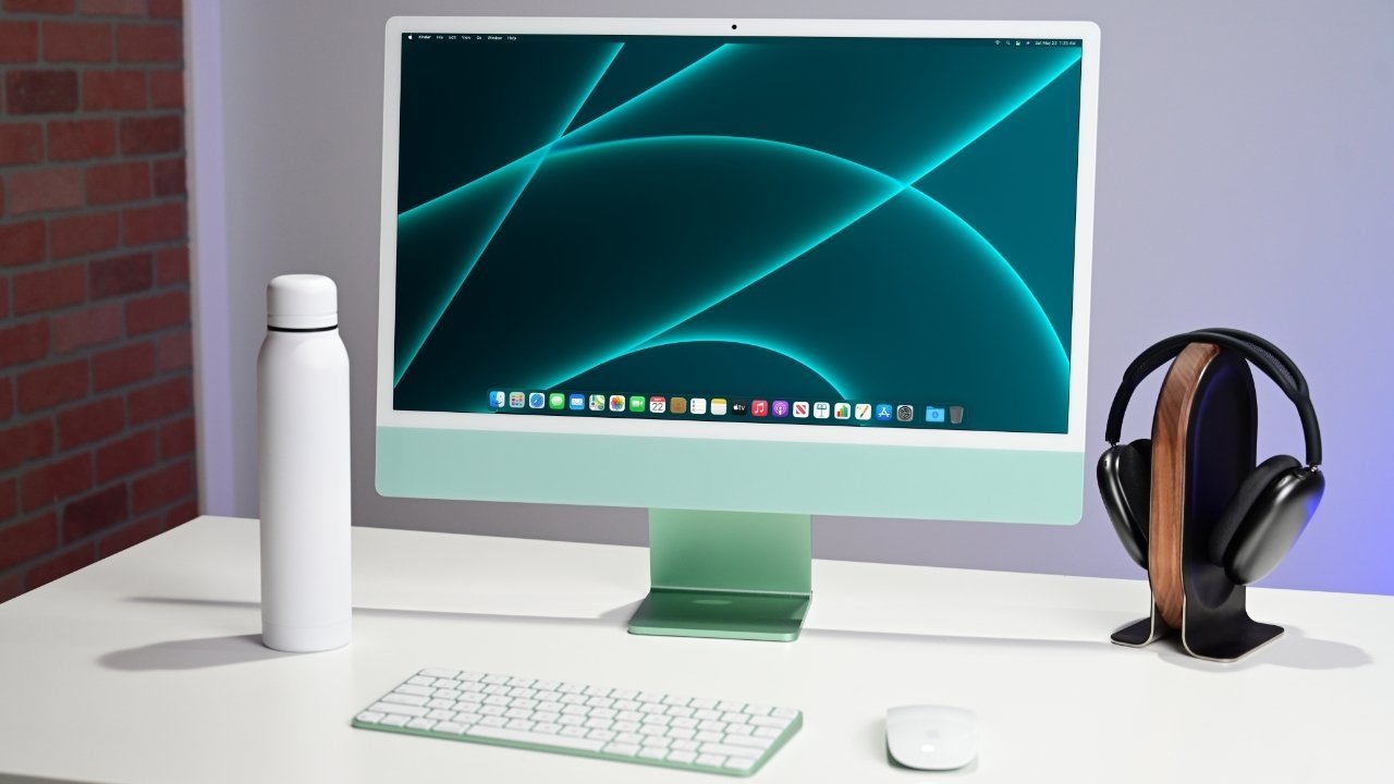 The current 24-inch iMac.