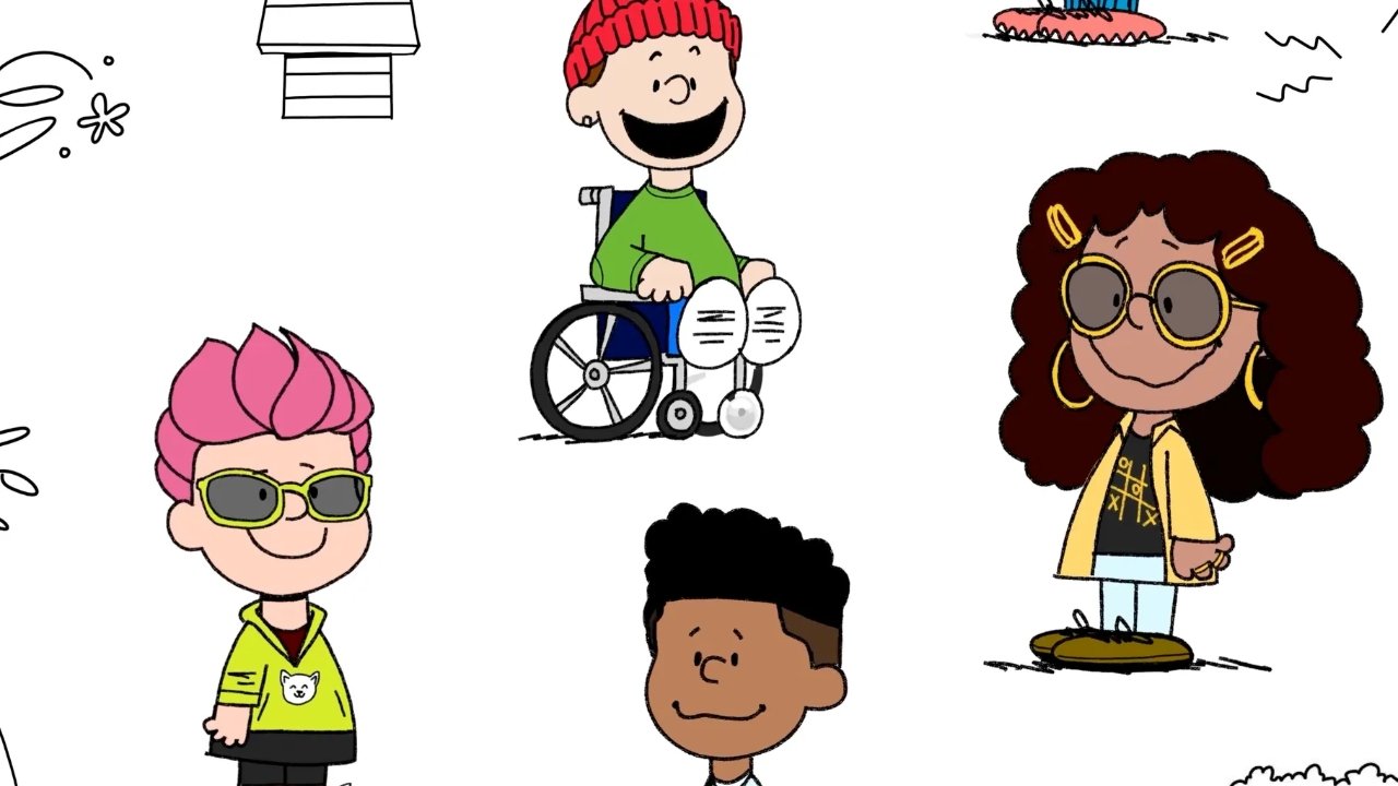 Draw yourself as a 'Peanuts' character