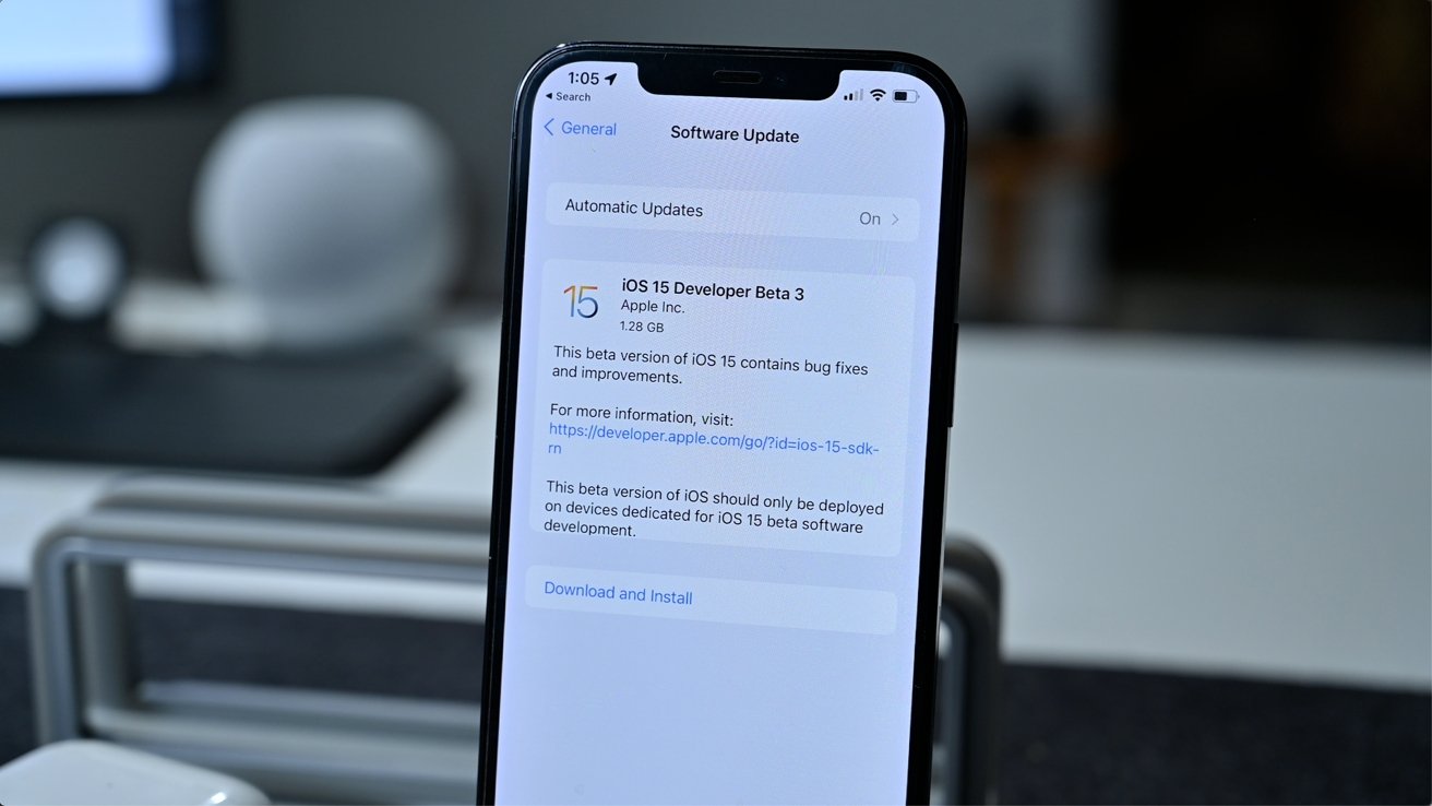 iOS 15 Beta 3