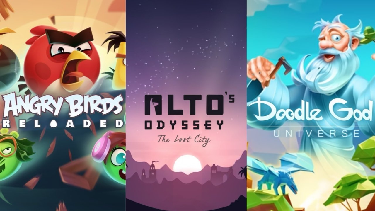 🎉 Cut the Rope Remastered is joined by 3 new Remastered games! 🦅 Angry  Birds Reloaded 🌎 Doodle God Universe 🏜 Alto's Odyssey: The Lost City  Check out, By Paladin Studios