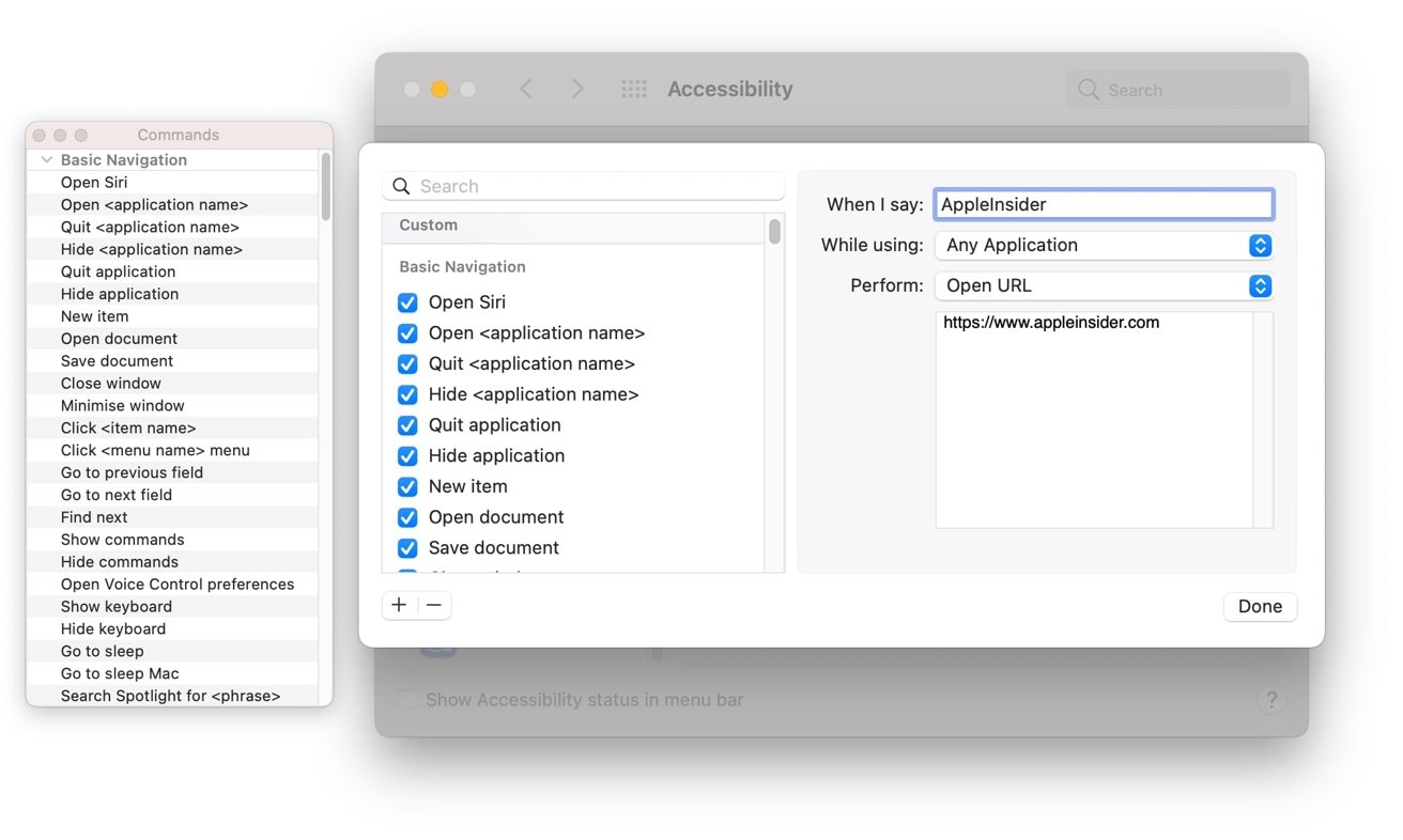 mac voice control keyboard shortcut