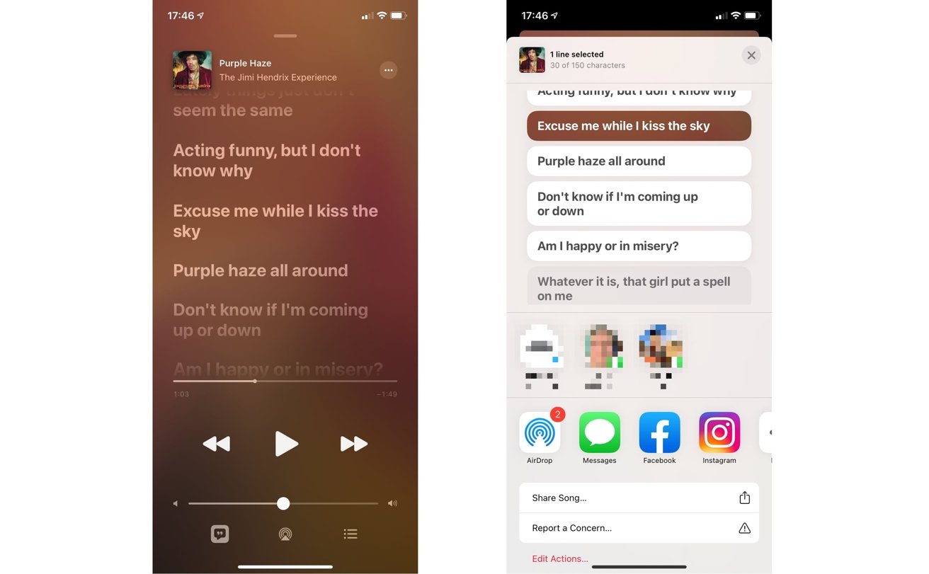 How To Share Song Lyrics From Apple Music With Your Friends Appleinsider