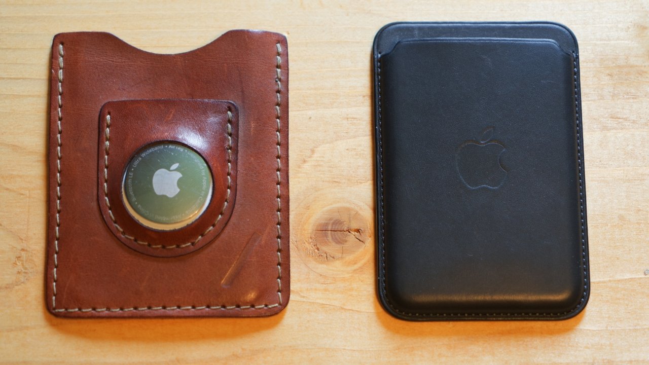 The Snapback Slim Air is wider and thicker than the Apple MagSafe Wallet thanks to the AirTag pouch