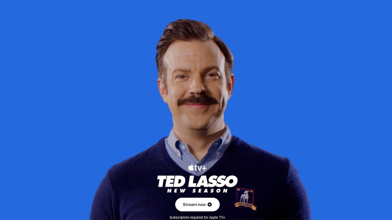 'Ted Lasso' takes over Apple homepage to celebrate second season launch