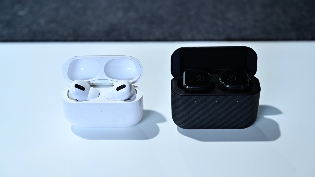 photo of Master & Dynamics MW08 versus AirPods Pro and Beats Studio Buds image