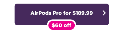 Apple AirPods Pro discount button