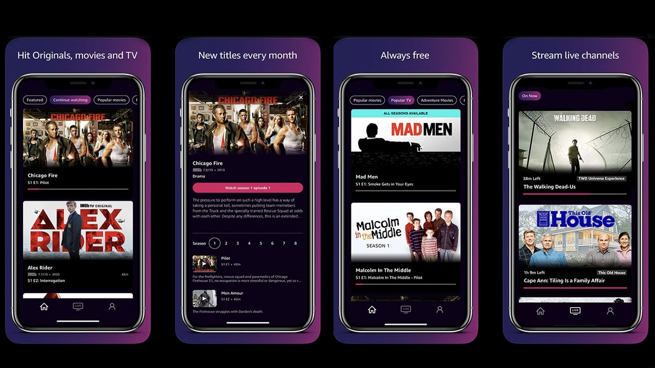 Fremhævet i aften Soaked IMDb TV streaming service launches iOS, Android apps | AppleInsider