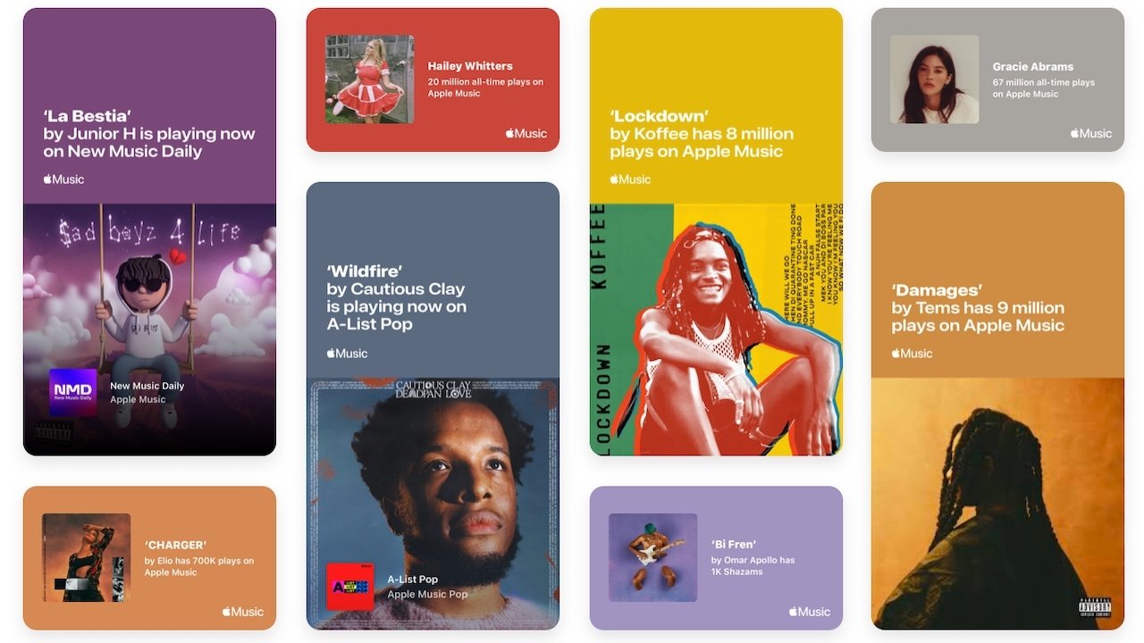 photo of Apple Music for Artists updated with new 'Shareable Milestones' feature image