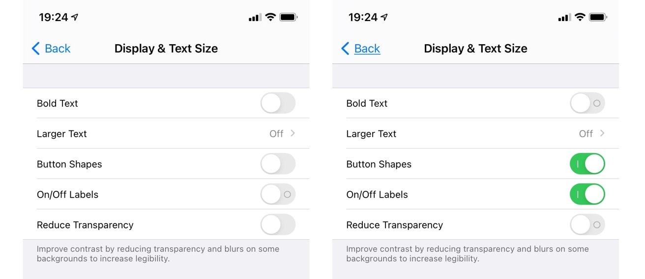 How to enable button shapes for visual accessibility on iPhone and iPad