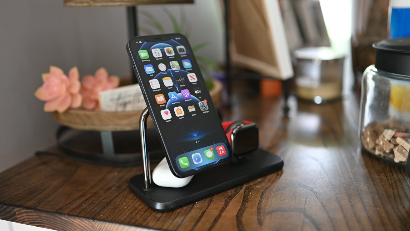 TOLE Premium 15W 2-in-1 Magnetic Wireless Charging Stand for