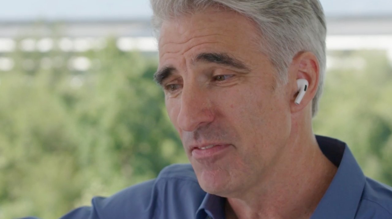 Apple's Craig Federighi talking to Joanna Stern of the Wall Street Journal