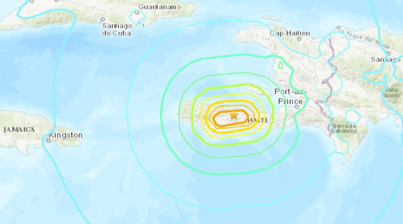 The Haiti earthquake's impact [USGS]
