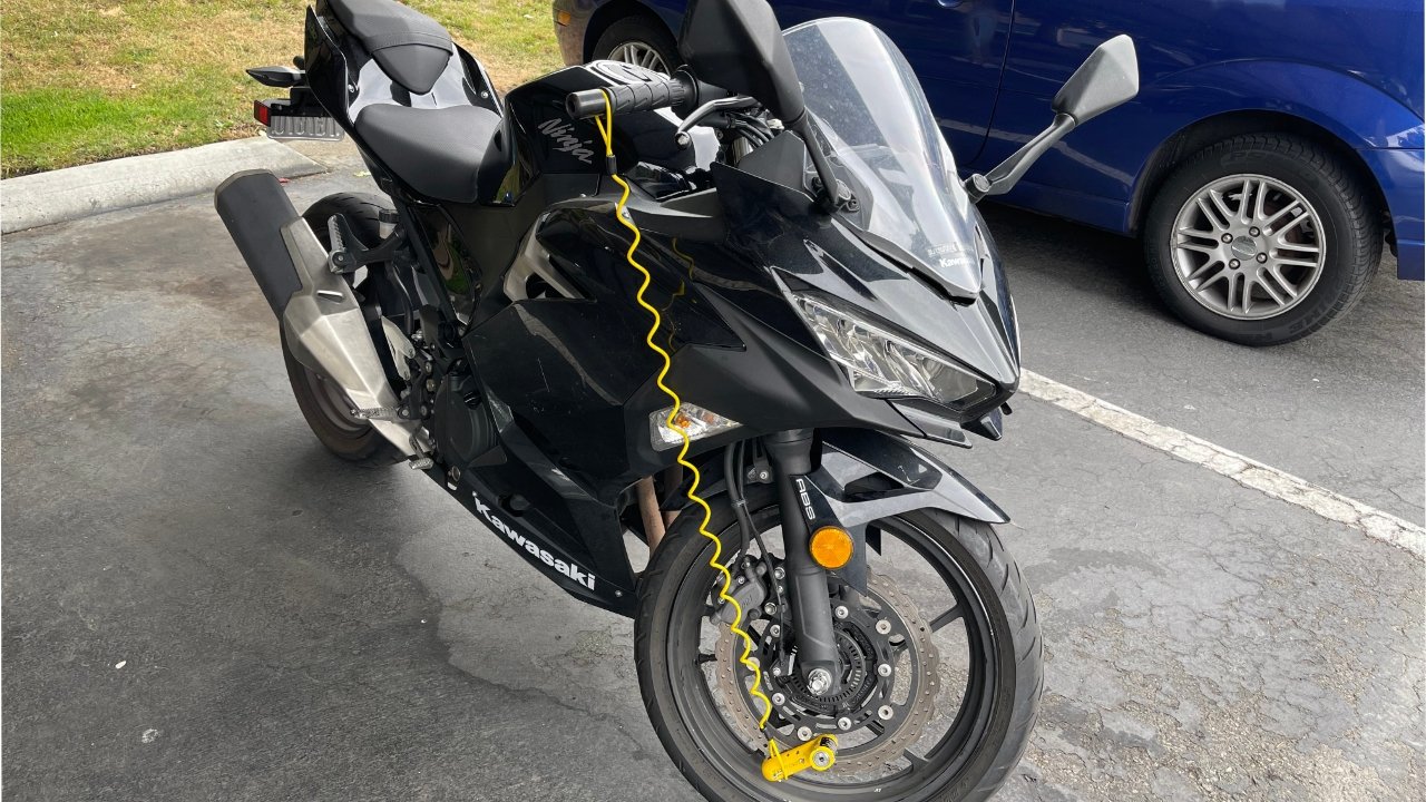 AirTag helps locate a stolen motorcycle