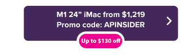 24 inch iMac up to $130 off button