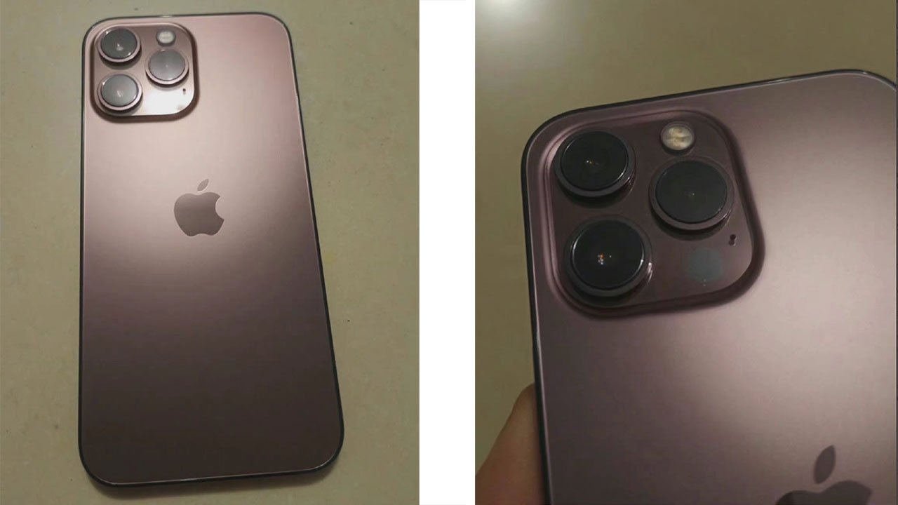 Sketchy leak purportedly shows 'iPhone 13 Pro' rear case in new rose