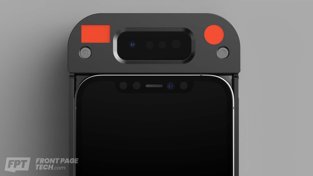 Face ID test rig render. Image source: Jon Prosser and RendersbyIan