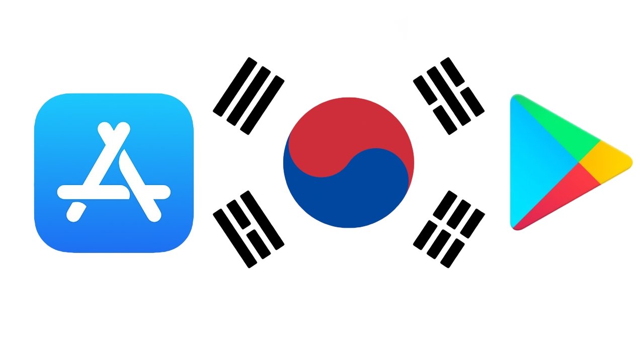 Center: flag of South Korea