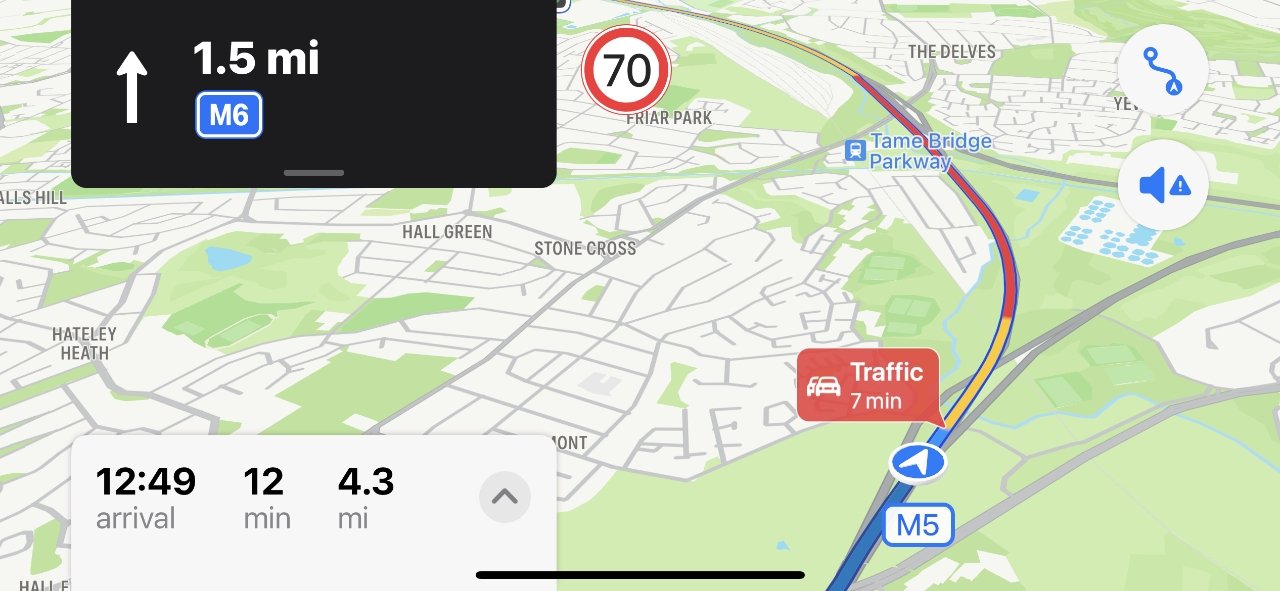 It's a small addition, but very useful - Apple Maps now estimates how long delays will be