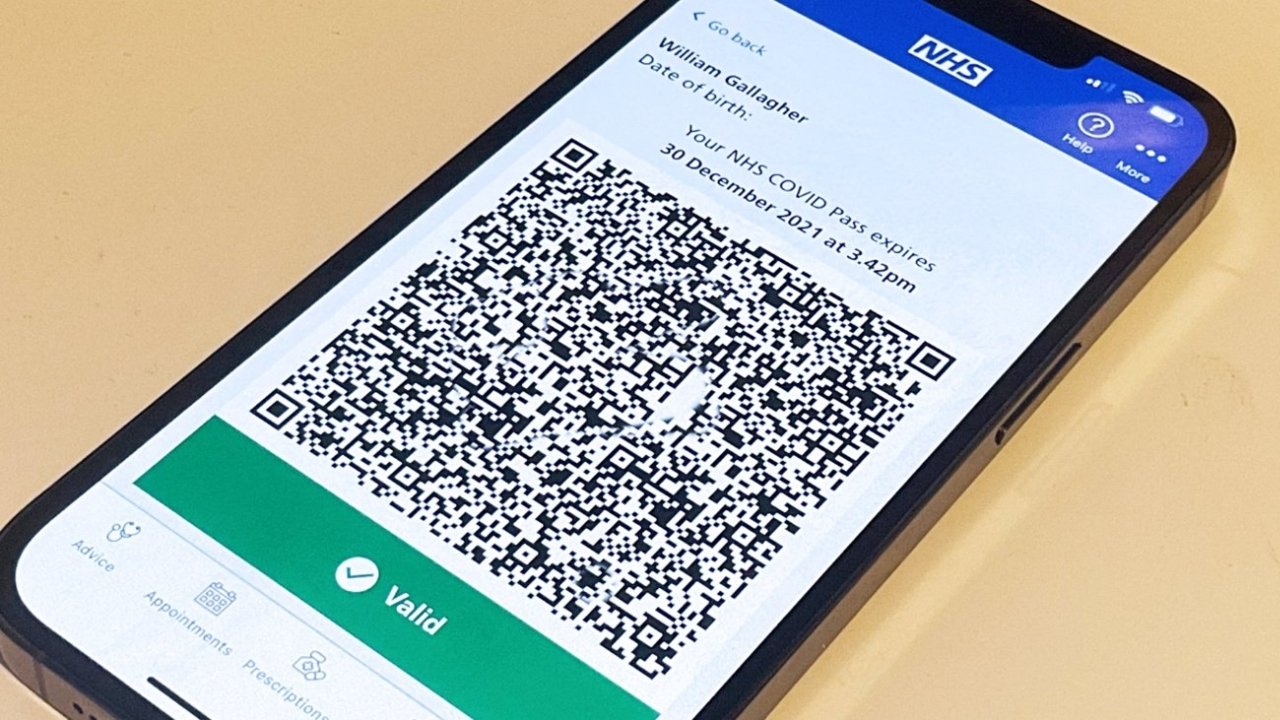 Vaccine proofs use QR codes within an app