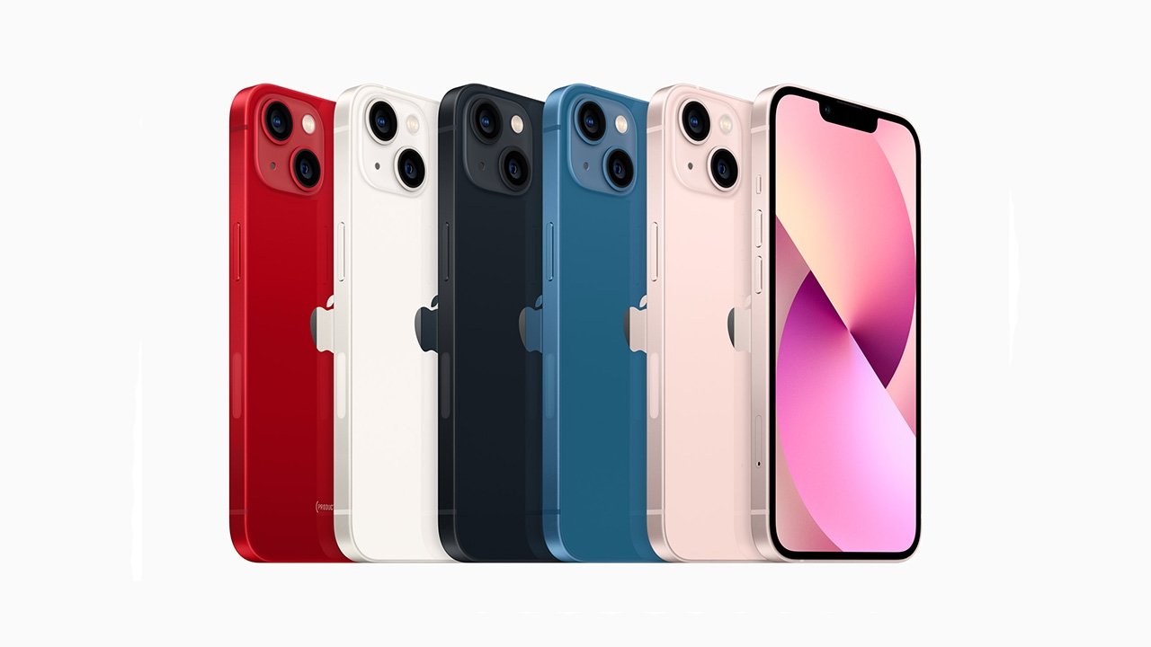 The iPhone 13 comes in a range of new colors.