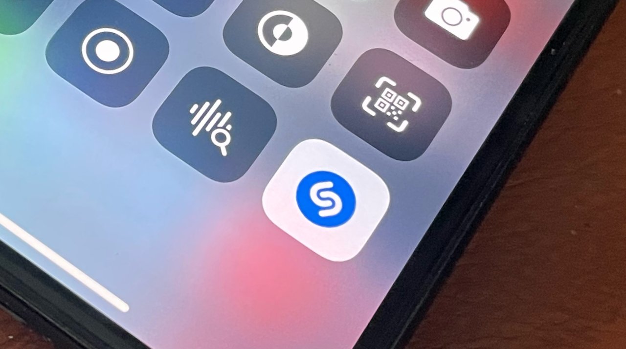 Shazam in Control Center