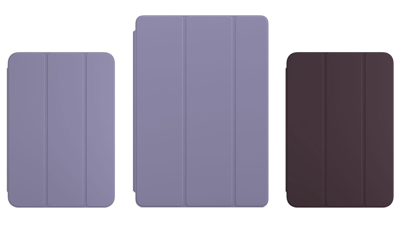 ALL COLORS! iPad Mini 6 Smart Folio Cases! (Lavender, Dark Cherry, Electric  Orange, White, Black) 