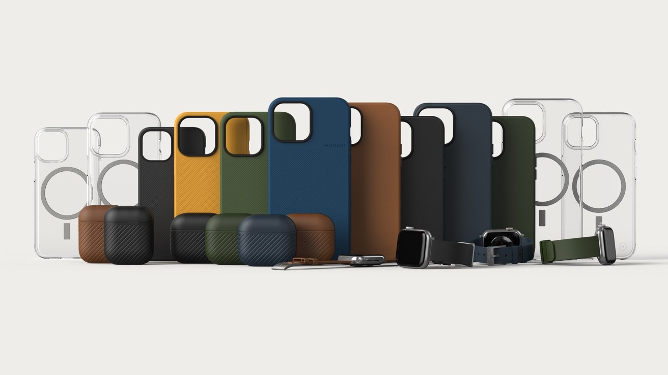 Moment expands accessory range to iPhone 13, AirPods, Apple Watch