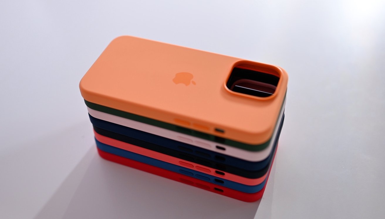 Apple's lineup of silicone cases for iPhone 13 Pro