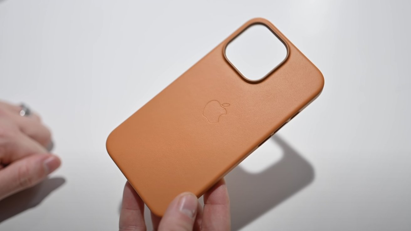 Apple's leather case
