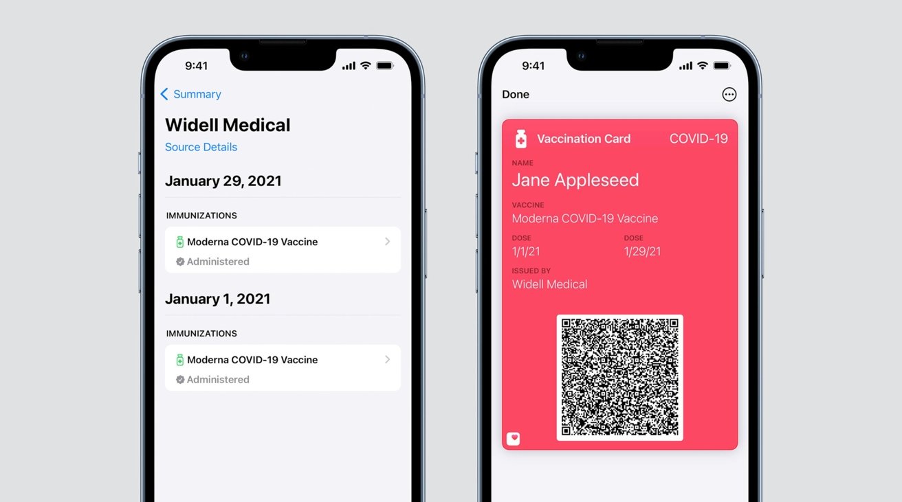 photo of iOS 15.1 will support verifiable COVID vaccination cards in Apple Wallet image