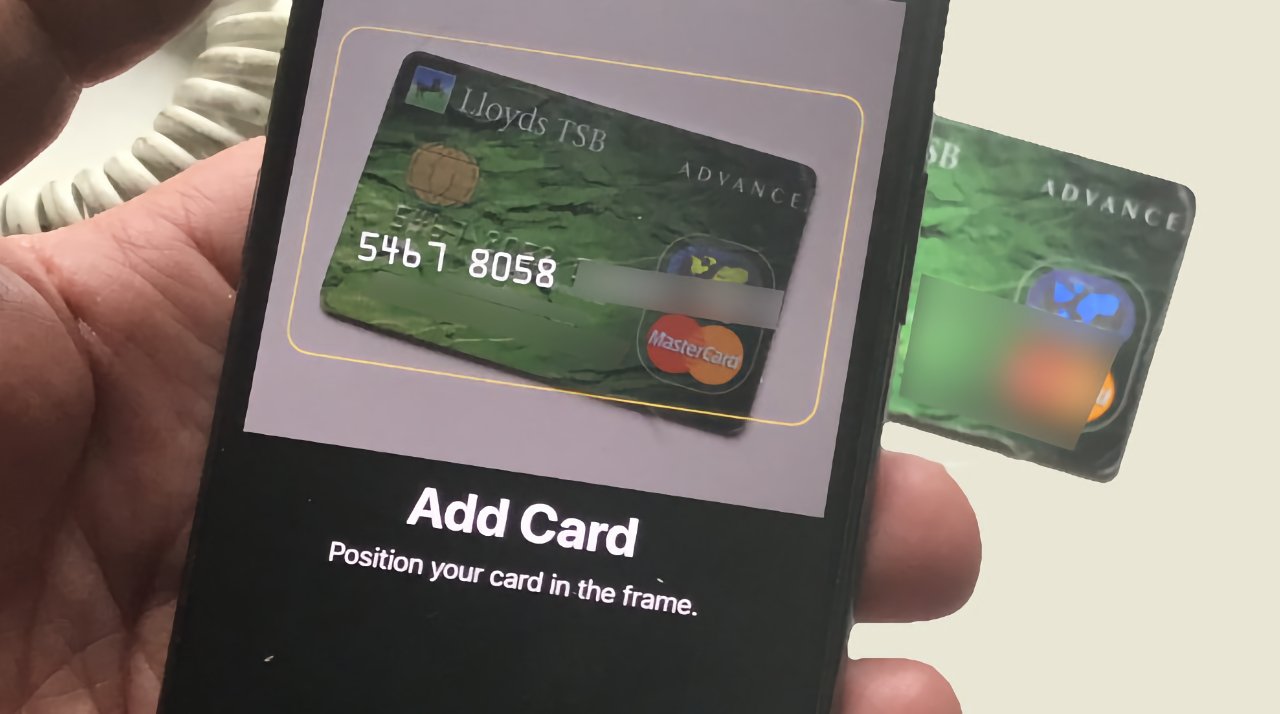 Adding a credit card to Apple Pay