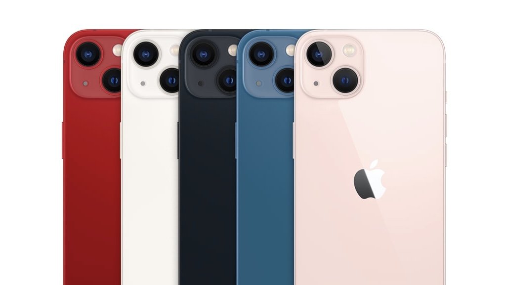 The new colors of iPhone 13