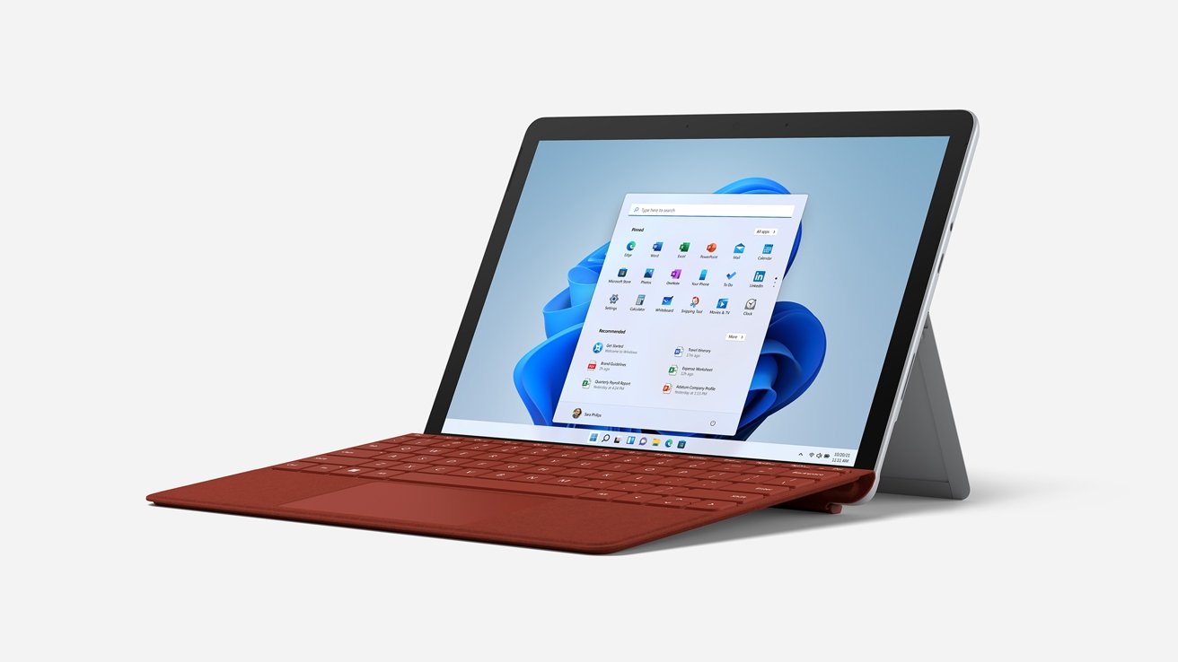 A keyboard cover is a logical accessory to acquire, but you will have to buy them separately, regardless of whether you go Surface or iPad. 