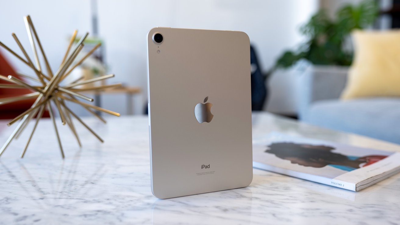 Back of Apple's smallest iPad