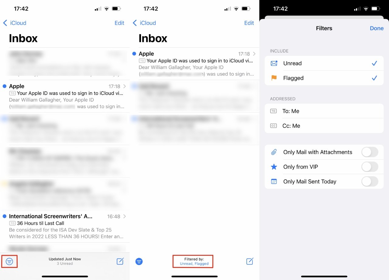 It's not as powerful as using iCloud Mail rules, but iOS Mail has an under appreciated Filter option