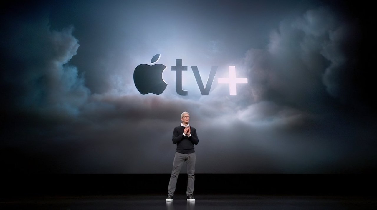 Tim Cook launching Apple TV+