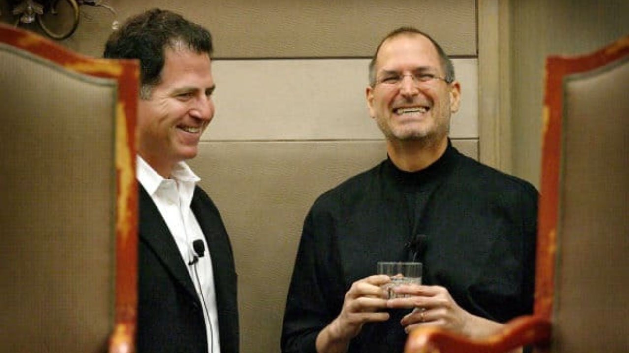 Michael Dell and Steve Jobs