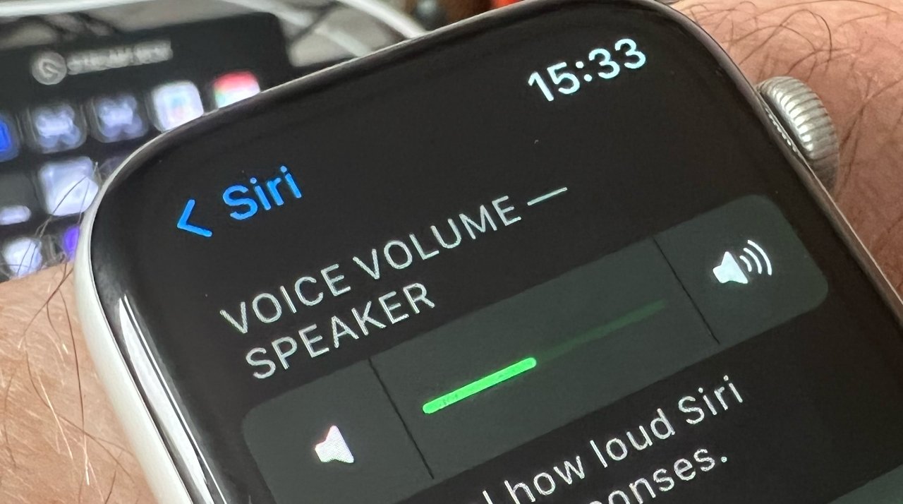 Apple watch turn down siri volume sale