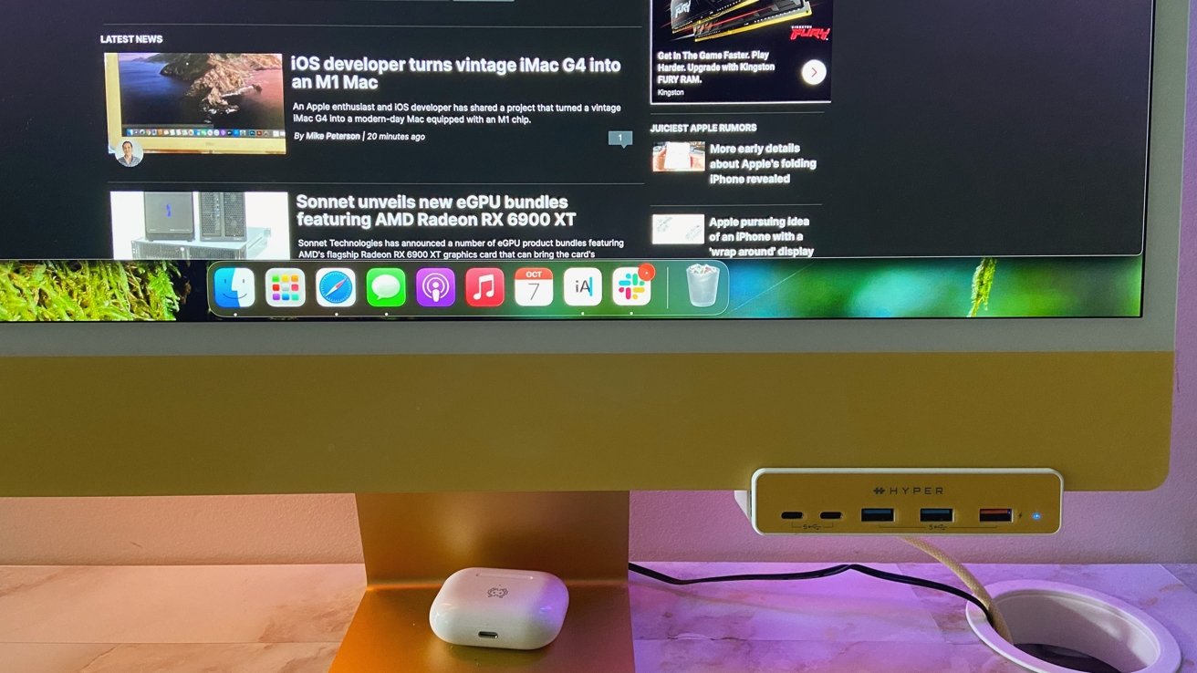 Тест зен. USB Hub для IMAC 27.